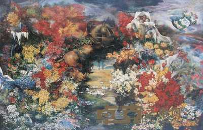 马艺星 1989年作 忘川河 65×101cm
